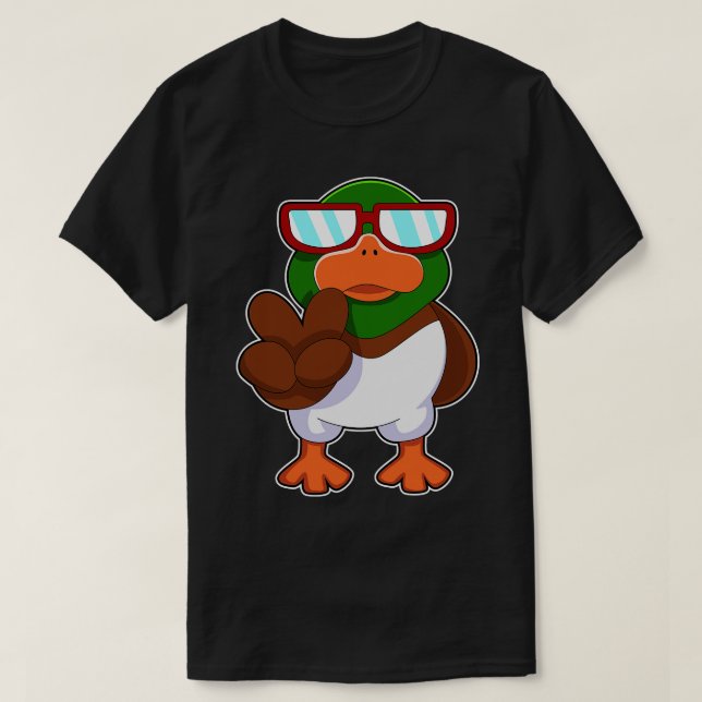 Anka med solglasögon 1 t shirt (Design framsida)