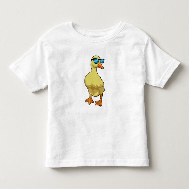 Anka med solglasögon t shirt (Framsida)