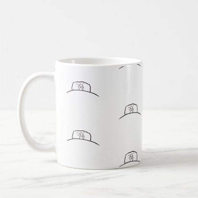 Anka mugg, Anka i säng mugg. Cute Anka mugg (Vänster)