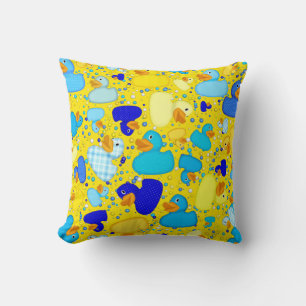 Anka-n-Dots-Stil-3-Drk Gult-Sq DEKORATIV KUDDE