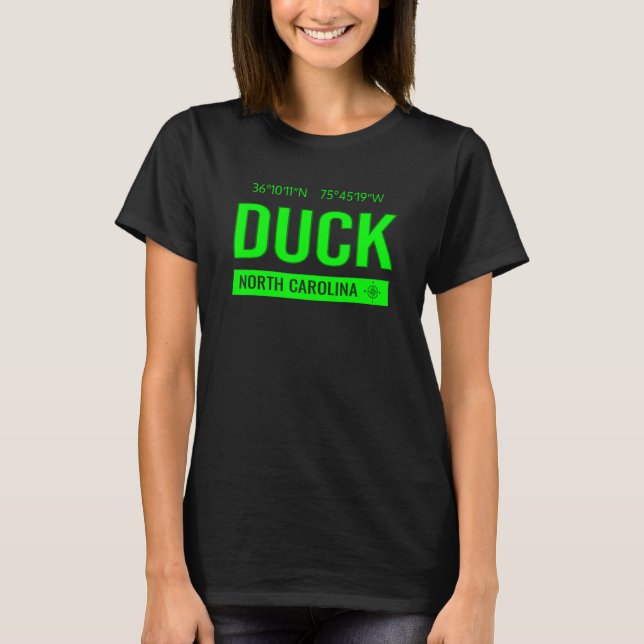 Anka North Carolina Beach Visit Outer Banker Gps C T Shirt (Framsida)