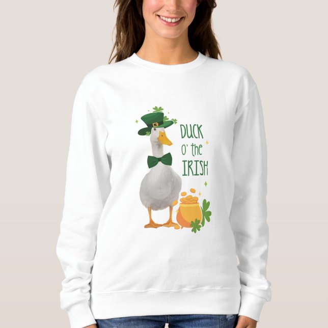 Anka o' Irish St. Patricks Day T Shirt (Framsida)