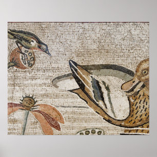Anka och fågel, Nile mosaic, Faun-huset Poster