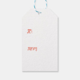 ANKA OCH RED MÅNE Gift Märkre Presentetikett