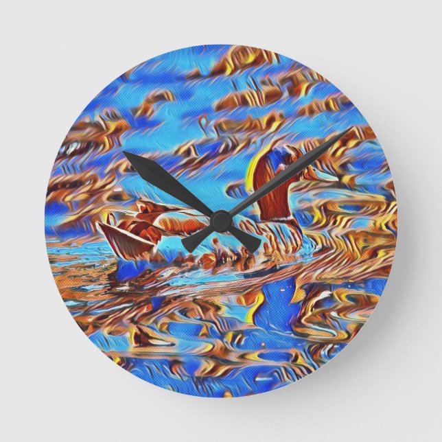 Anka O'Clock Rund Klocka (Framsida)