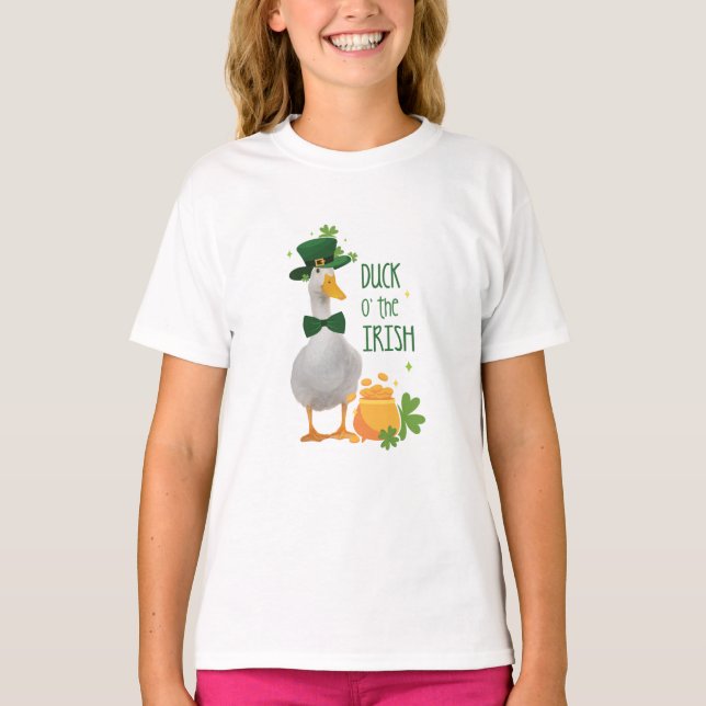 Anka o'Irish St. Patricks Day T-Shirt (Framsida)