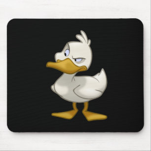 Anka på en Mousepad Musmatta