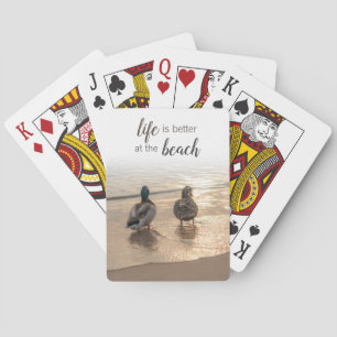 Anka på persikokort casinokort