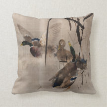 Anka på Vatten japanska konstnärer Waterfowl