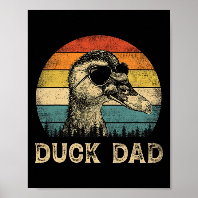 Anka Pappa Anka Älskare pappa Fars dag Poster (Framsidan)