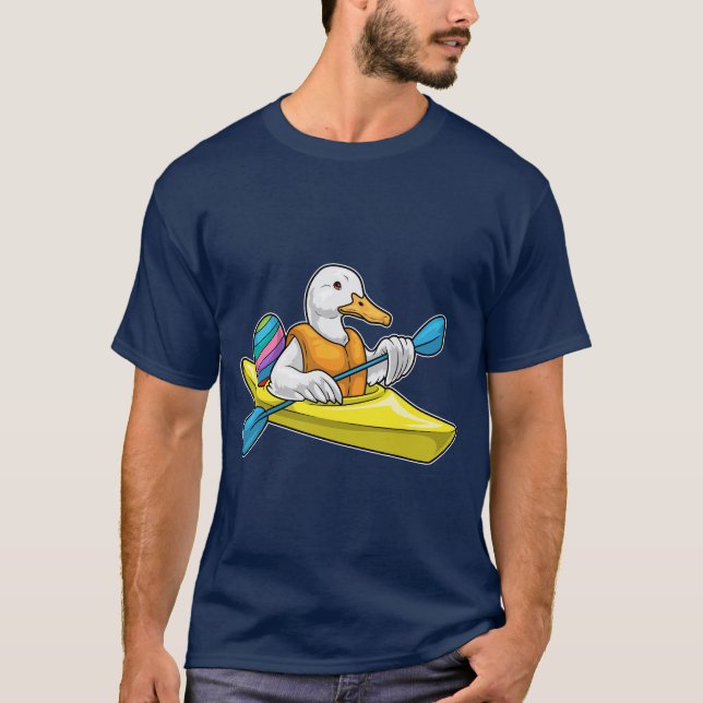 Anka Påsk Kayak T Shirt (Framsida)
