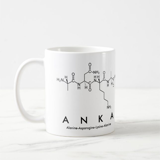 Anka peptide namn mugg (Vänster)