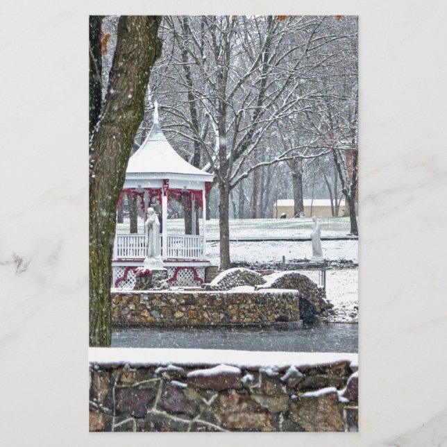 Anka Pond vid Ste. Marie Du Lac Brevpapper (Framsida)