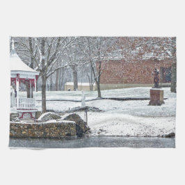 Anka Pond vid Ste. Marie Du Lac Kökshandduk