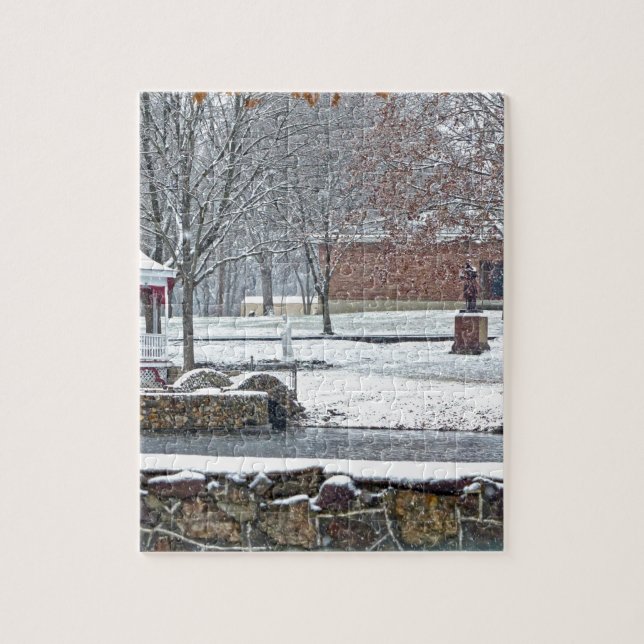 Anka Pond vid Ste. Marie Du Lac Pussel (Vertikal)