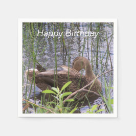 Anka Preening i Reeds Pappersservett