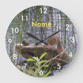 Anka Preening i Reeds Stor Klocka