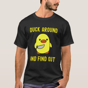 Anka runt och ta reda på Anka-medlemskap med Kniva T Shirt