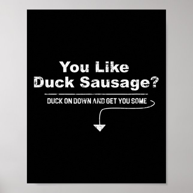 Anka Sause kan jag föreslå Sause Funny Inapp Poster (Framsidan)