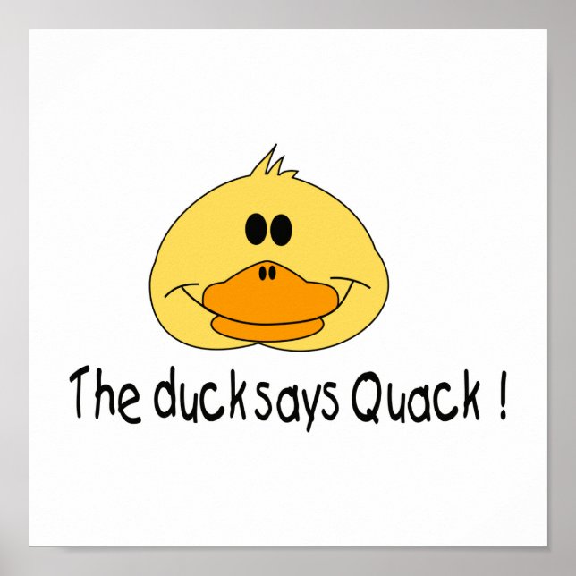 Anka Says Quack Poster (Framsidan)