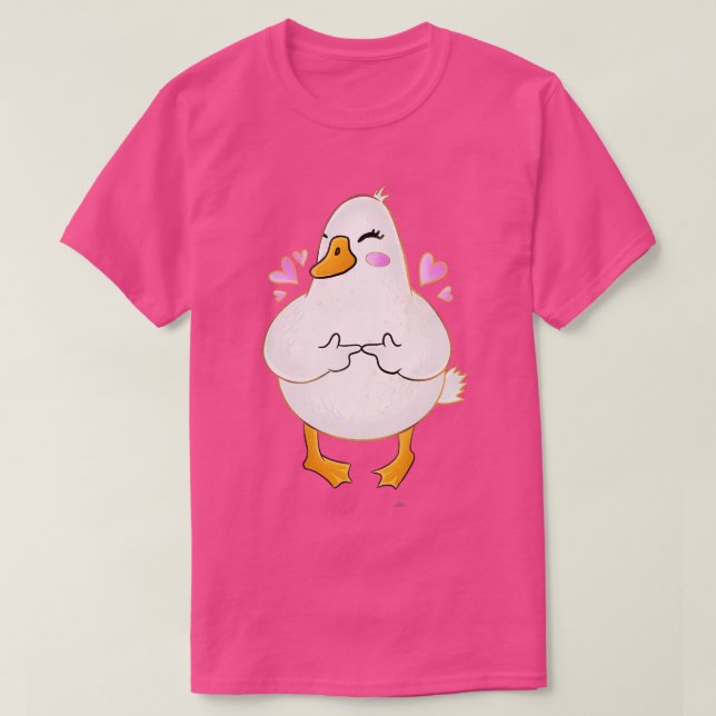 Anka Shy Finger T Shirt (Design framsida)