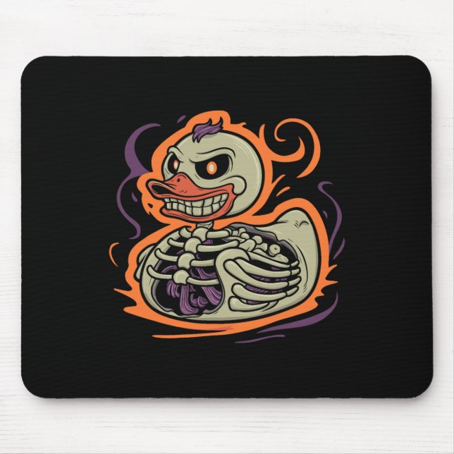 Anka Skeleton Rubber Duckie Costume Party Musmatta (Framsidan)