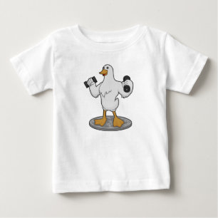 Anka som BodyBuilder med Dumbbells T Shirt