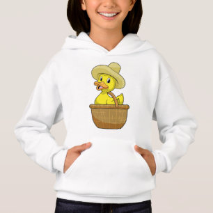 Anka som jordbrukare med Basket T Shirt