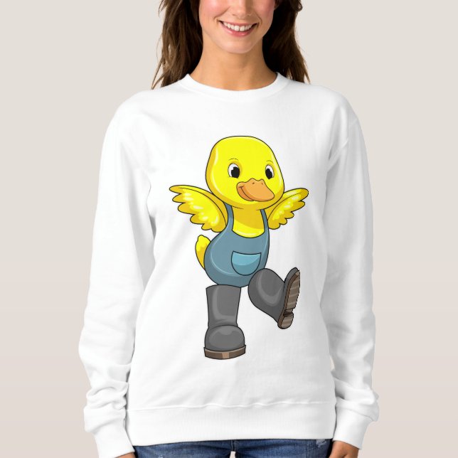 Anka som jordbrukare med Boots T Shirt (Framsida)