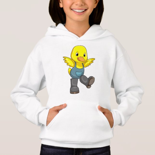 Anka som jordbrukare med Boots T Shirt (Framsida)
