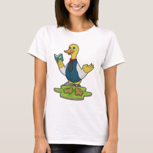 Anka som lärare med Bok T Shirt