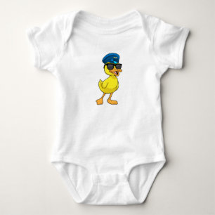 Anka som pilot med pilotthat t shirt