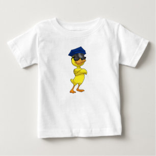 Anka som polistjänsteman med polishytt t shirt