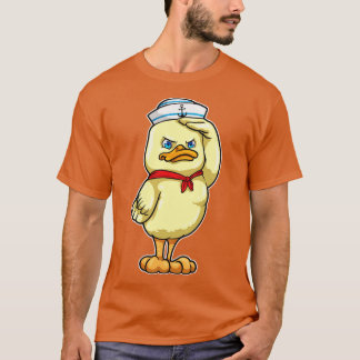 Anka som sjöman med militärtjänst t shirt