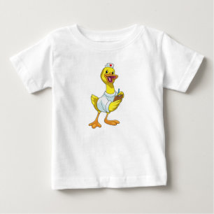 Anka som sjuksköterska med hjärta t shirt