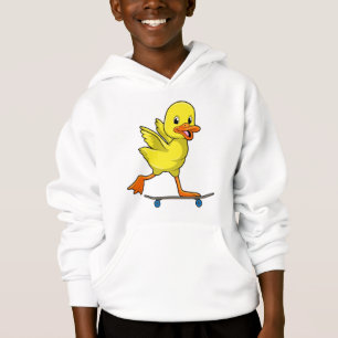 Anka som Skater med Skateboard T Shirt