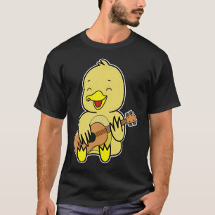 Anka som spelar gitarr t shirt