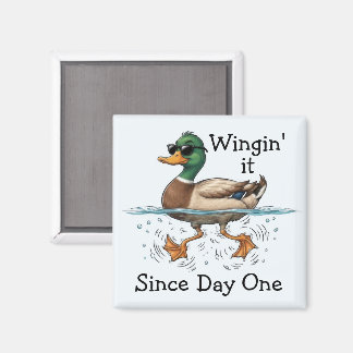 Anka som wingar det magnet