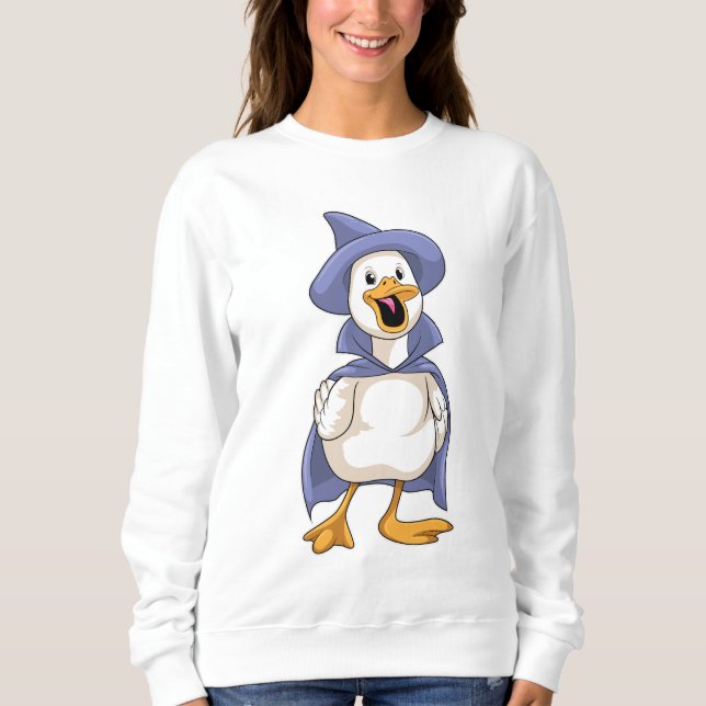 Anka som Witch med Hat T Shirt (Framsida)