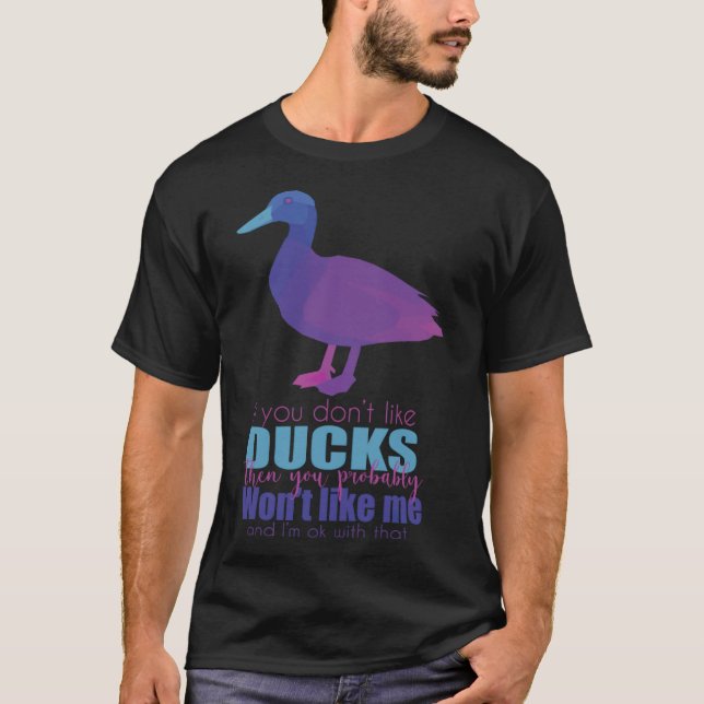 Anka svart hundägare t shirt (Framsida)