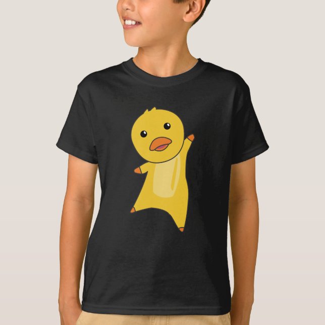Anka Sweet Ankor Gult Birds for Children T Shirt (Framsida)