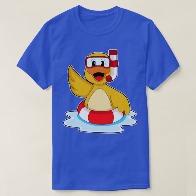 Anka Swimming Life buoy T Shirt (Design framsida)