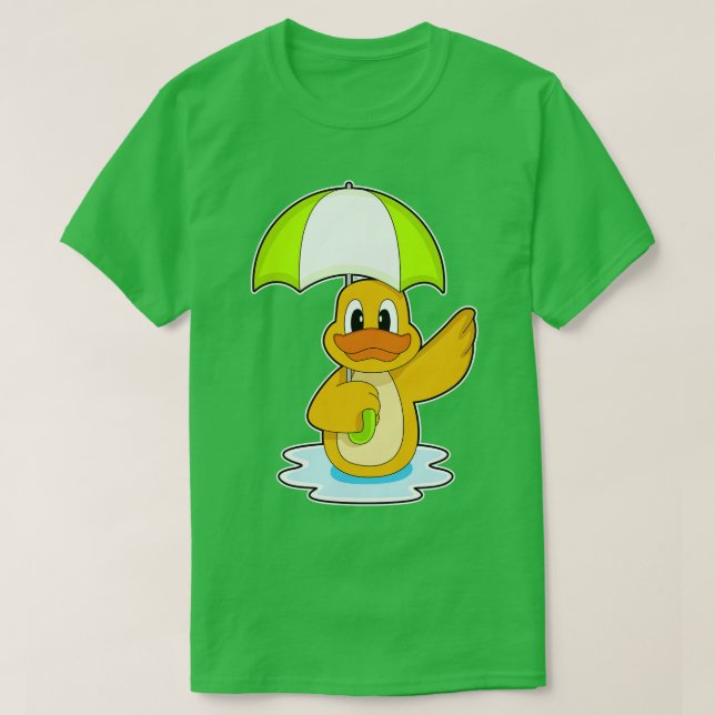 Anka Swimming Umbrella T Shirt (Design framsida)