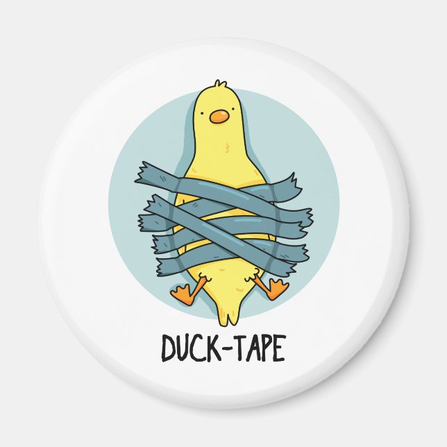 Anka Tape Funny Duct Tape Pun Magnet (Framsidan)