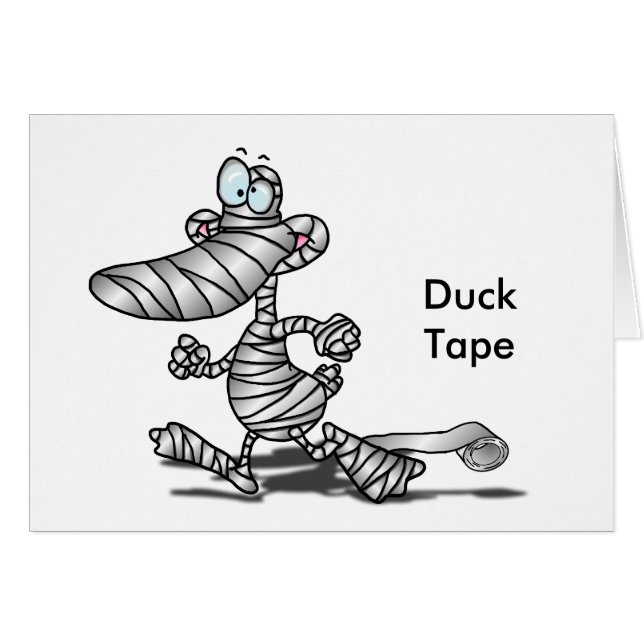 Anka Tape Hälsningskort (Framsidan Horizontal)