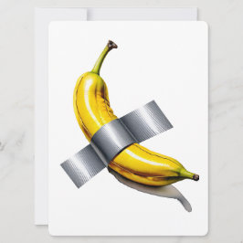 Anka Taped Banana Julkort