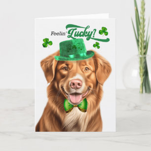 Anka Toller Hund Feelin' Lucky St patrick's day Helgkort
