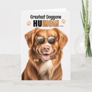 Anka Tolling Hund Best HuMOM Aldrig Mors dag Helgkort