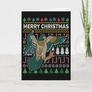 Anka Ugly jul Sweater Wildlife Series Helgkort
