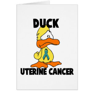 Anka Uterine Cancer Hälsningskort